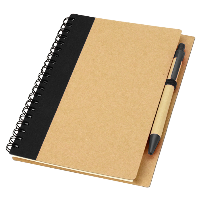 Блокнот B6 Easy Way, на пружине, в твердой обложке, c ручкой