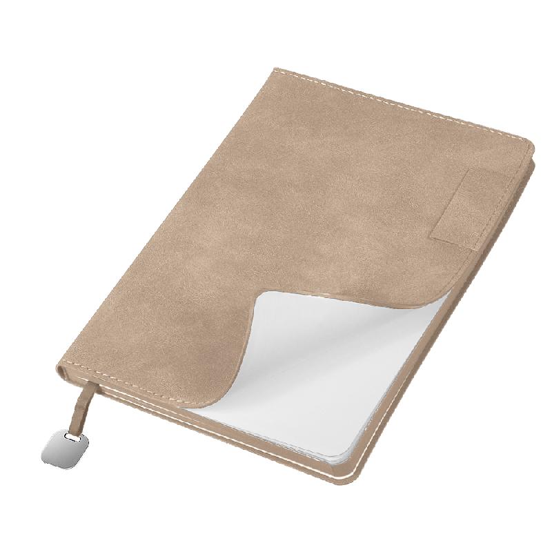 Ежедневник Flexy Tenero Suede A5, недатированный, в гибкой обложке с петлей для ручки
