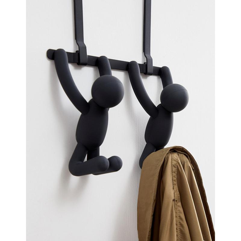 Вешалка надверная buddy, 21,6 см, 2 крючка