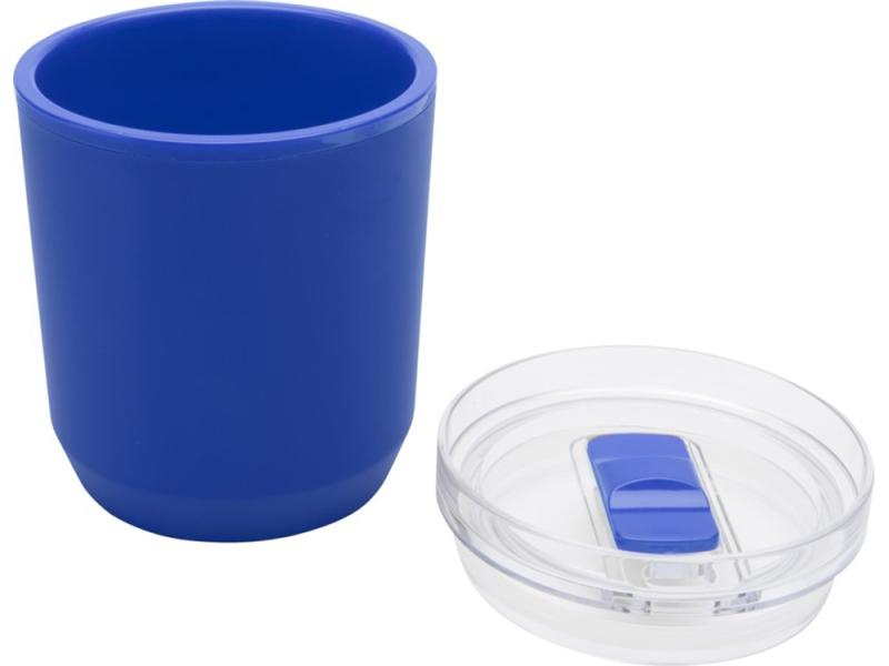 Кружка из переработанного пластика Hudson с двойными стенками