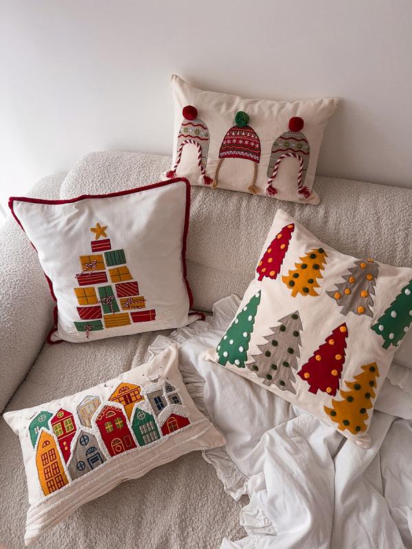 Чехол на подушку cozy knits из коллекции new year essential, 30х45 см