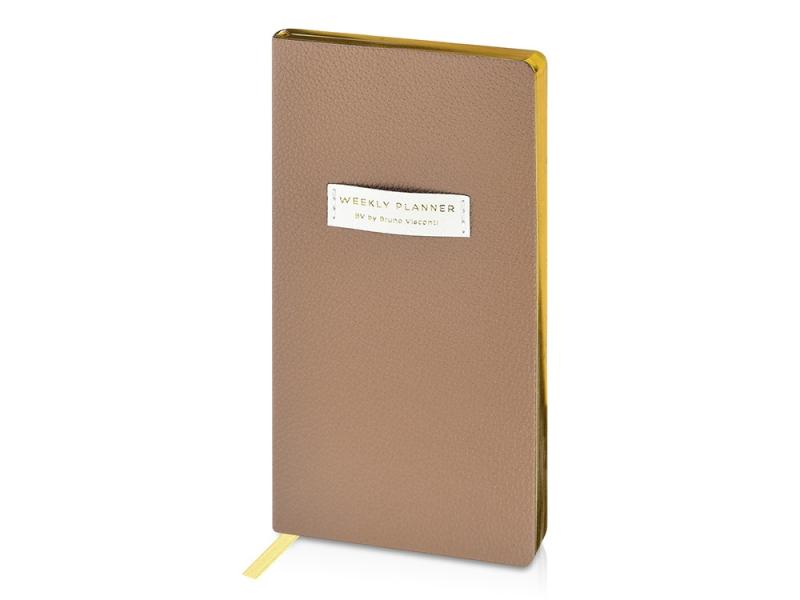 Еженедельник недатированный А6 Total beige