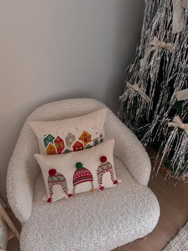 Чехол на подушку cozy knits из коллекции new year essential, 30х45 см