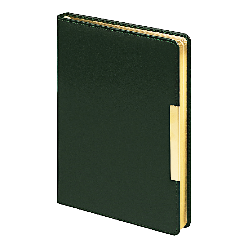 Ежедневник City Moderna Pristine А5,  с золотистым, в твердой обложке с поролоном