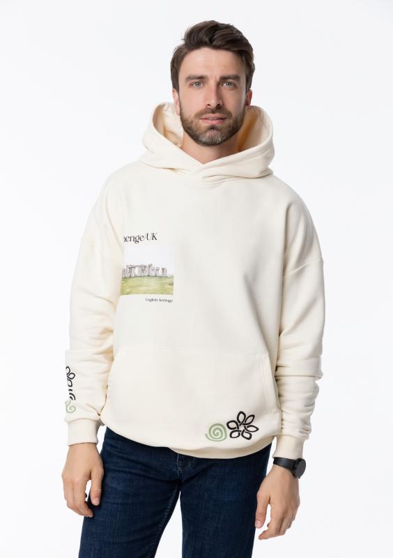 Худи унисекс STAN оверсайз футер без начёса 350