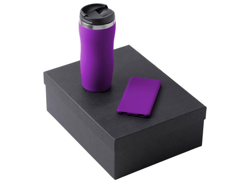 Подарочный набор COLOR IT c термокружкой и повербанком