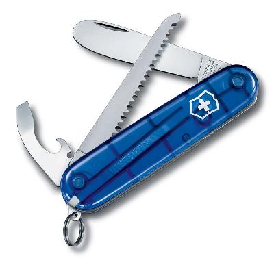 Нож перочинный VICTORINOX My First Victorinox, 84 мм, 9 функций, полупрозрачный