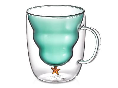 Кружка с двойными стенками с елочкой внутри Winter Wonderland