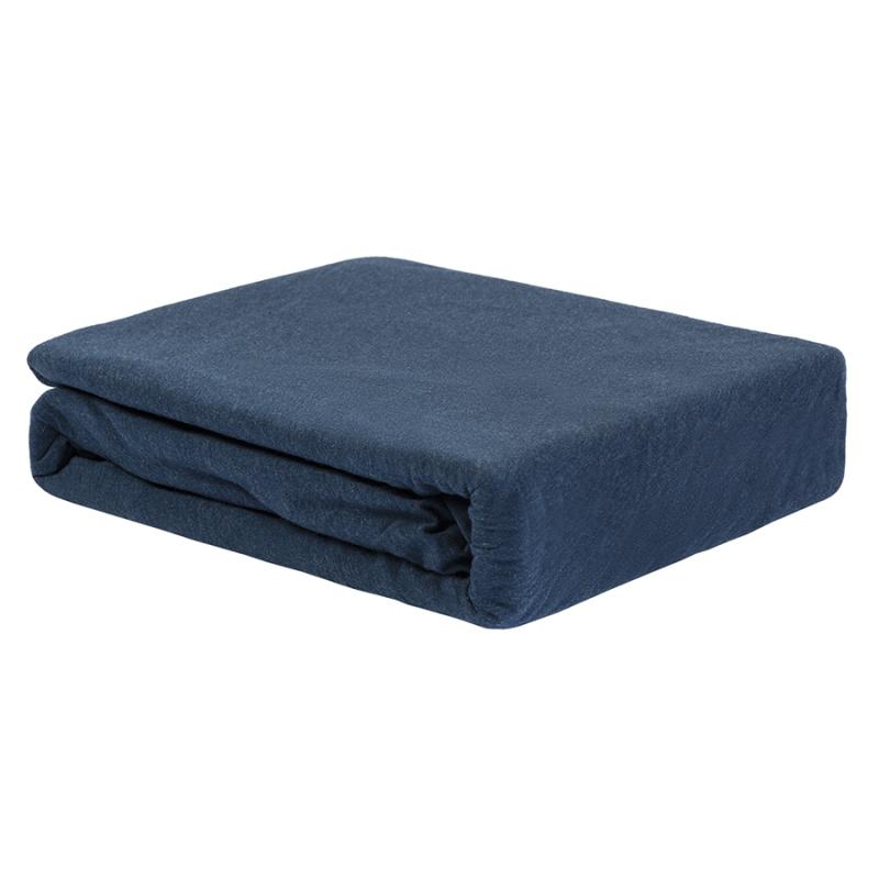 Простыня на резинке из хлопкового трикотажа  из коллекции essential, 180х200х30 см