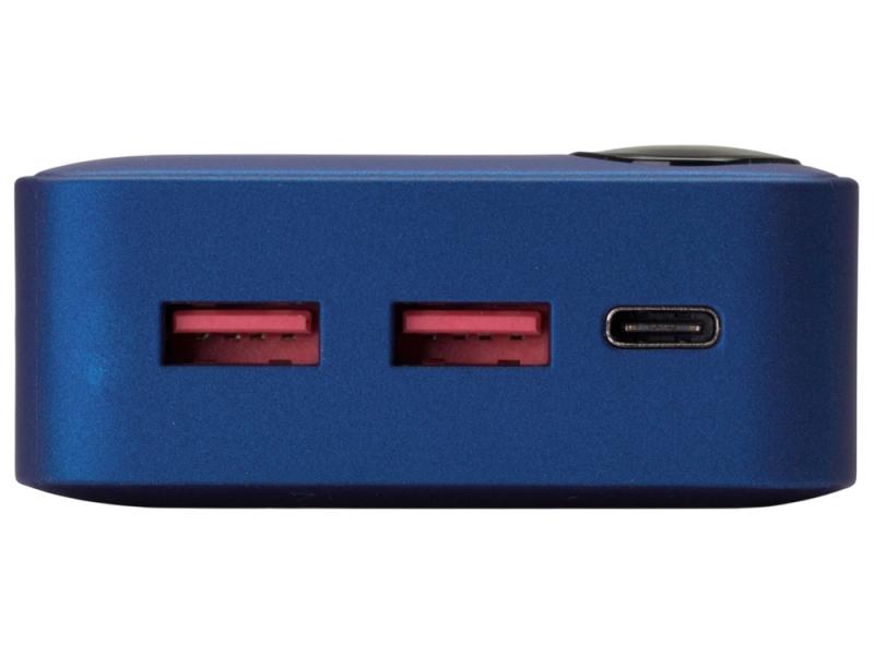 Внешний аккумулятор Mild Pro c быстрой зарядкой QC/PD, металлик soft-touch, 20 000 mAh