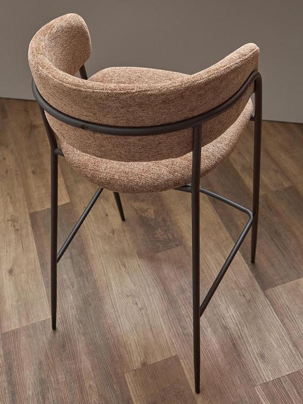 Стул барный helning, мягкий шенилл