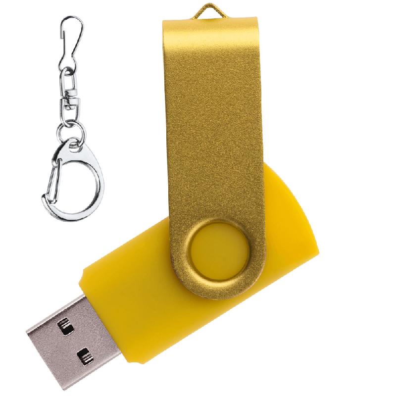 Флеш накопитель USB 2.0 Twister 16GB, пластик Софт Тачметалл