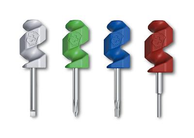 Набор из четырёх отверток для ножей Victorinox 84 мм, 85 мм, 91 мм, 111 мм, разноный, в блистере
