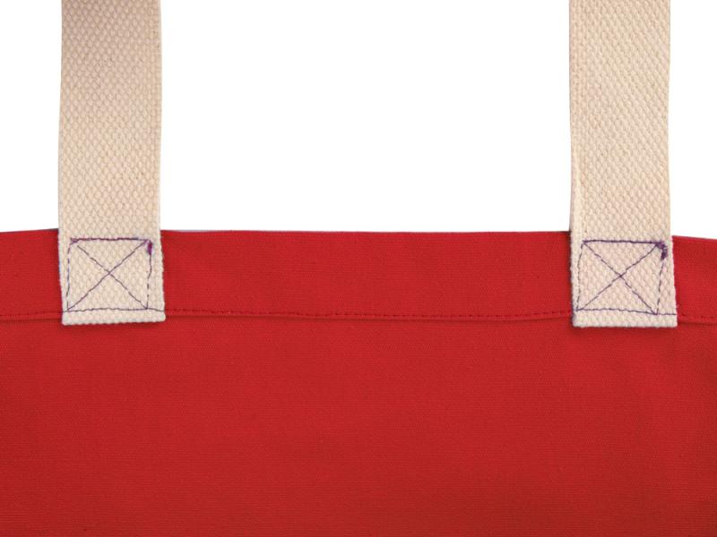 Сумка Donny из  хлопка 250г/м2 с донной складкой и парусиновыми ручками