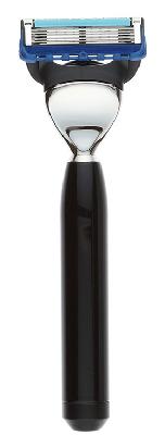 Станок для бритья IL Ceppo, FUSION, алюминий, никелированная латунь,  глянцевый