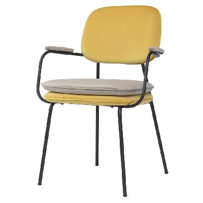 Стул с подлокотниками pea, велюр