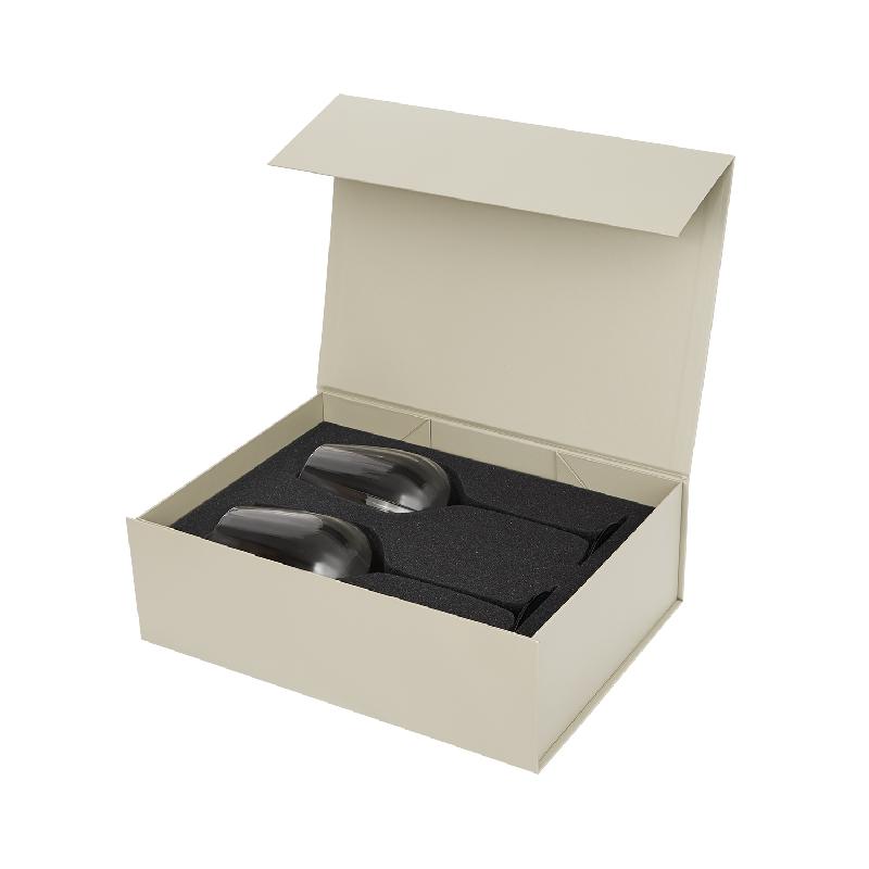 Подарочный набор 2 бокала для вина Blanche в серой коробке