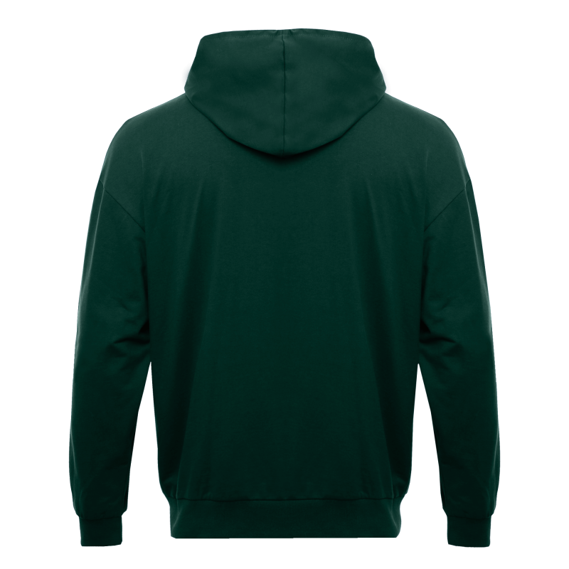 Толстовка STAN Oversize Zip с капюшоном футер без начёса 240, 99, Темно-зеленый (130)