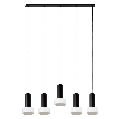 Светильник подвесной каскадный fungus, D15х25 см, 5 плафонов