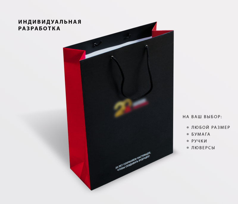 Индивидуальная разработка Бумажного пакета