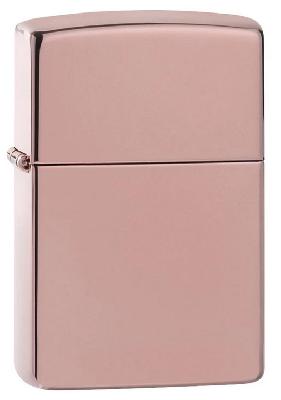 Зажигалка ZIPPO Classic с покрытием High Polish Rose Gold, латунь,  золото, 38x13x57 мм