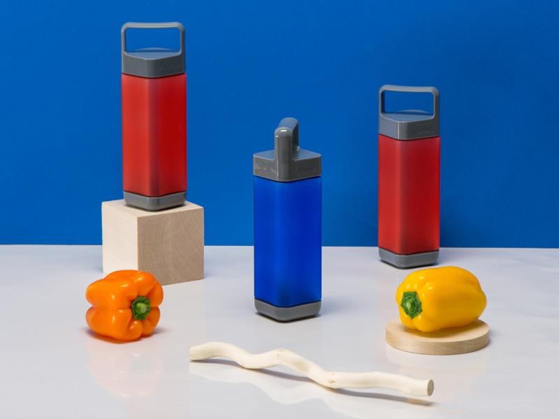 Бутылка для воды Balk, soft-touch