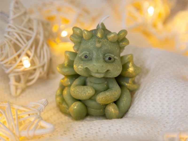 Набор свечей на подставке Год дракона