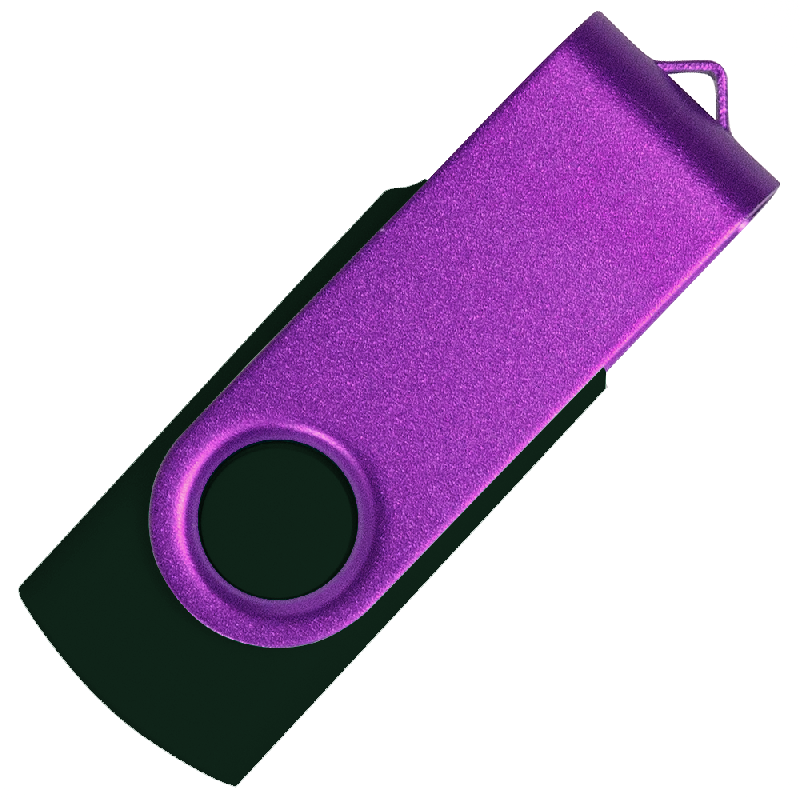 Флеш накопитель USB 2.0 Twister Сolor Mix 16GB, пластик Софт Тачметалл