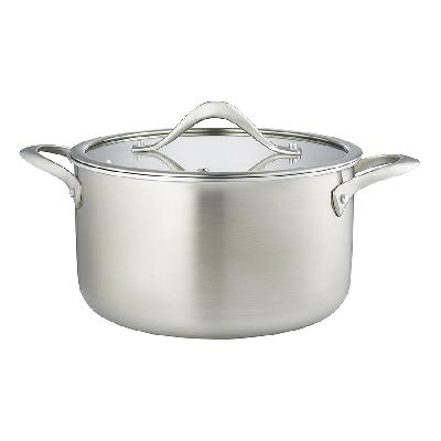 Кастрюля с крышкой 3ply etalon, D24 см, 6 л