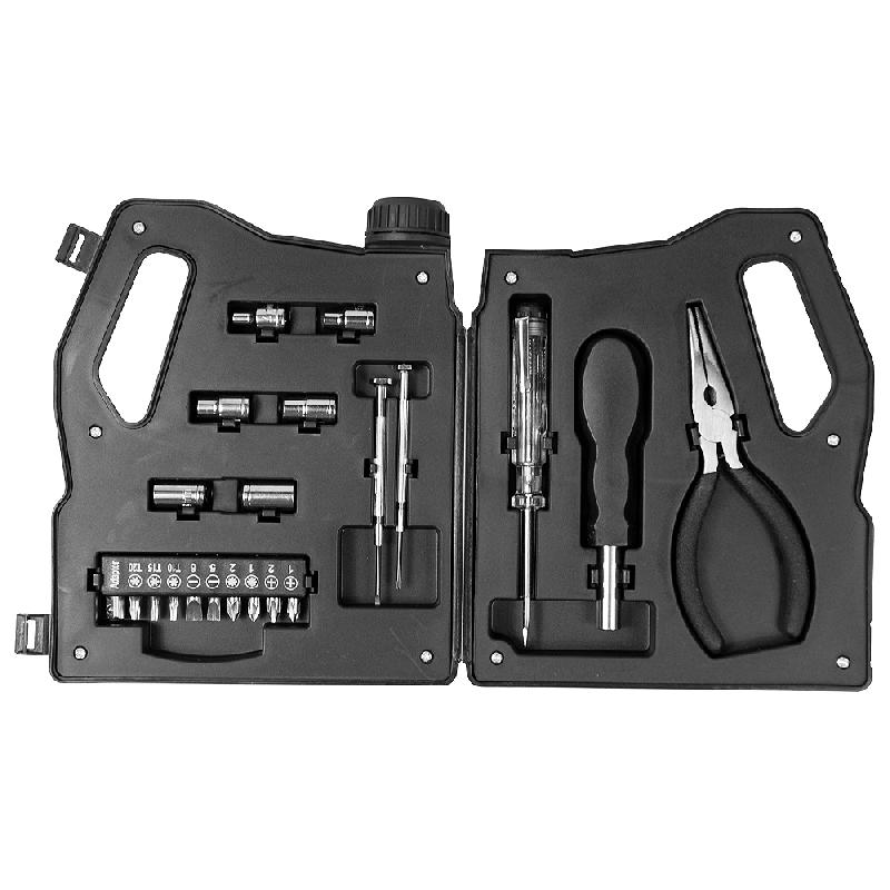 Набор инструментов Tools Oil Can, 21 инструмент, в пластиковом футляре