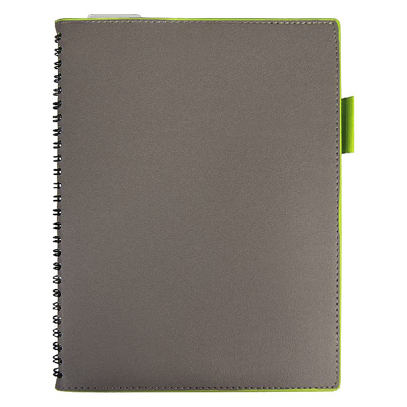 Ежедневник Flexy Verde Sivilia B5 на пружине, недатированный, в гибкой обложке