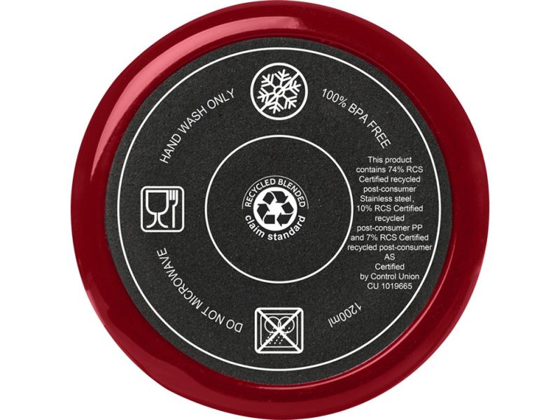 Термокружка Melbourne, переработанная сталь, 1200 мл