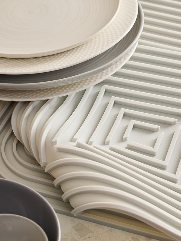 Коврик для сушки посуды dry flex, 34,6х44,6 см