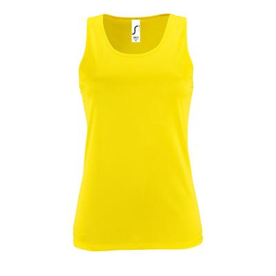 Майка женская Sporty TT Women желтый неон, размер XXL