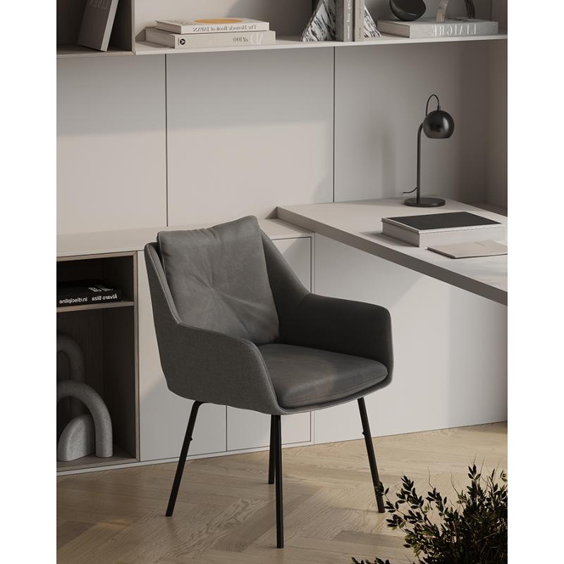 Стул allar, экокожа, рогожка