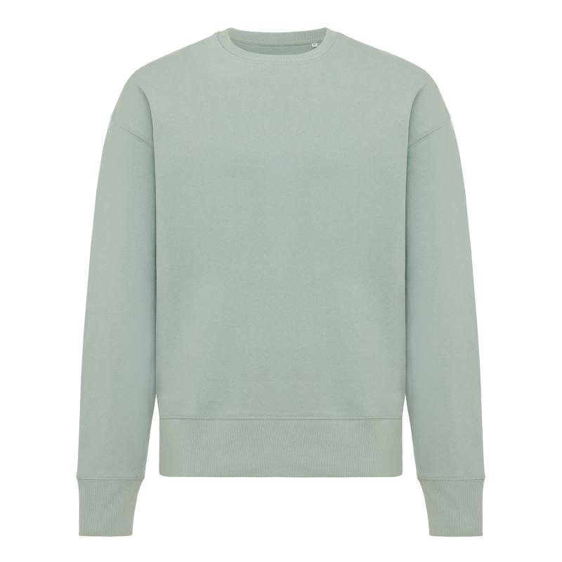 Свитшот Iqoniq Kruger из переработанного хлопка, свободный крой, унисекс, 340 г/м²