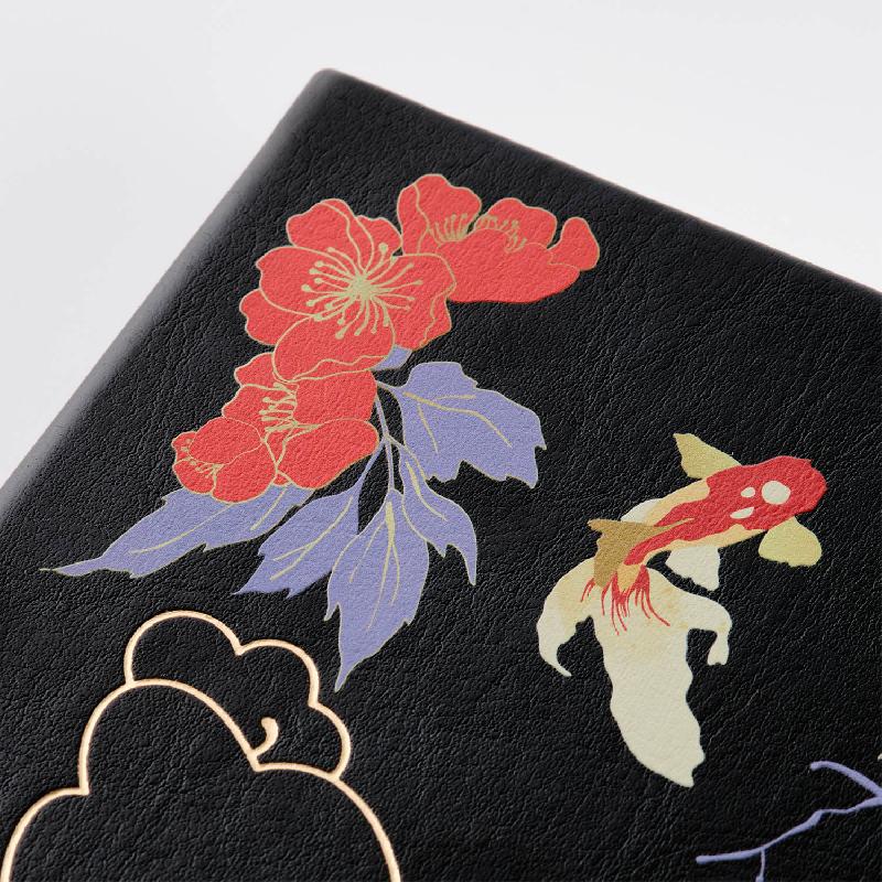 Ежедневник Galaxy недатированный, жесткая обложка, срез голограф. фольга