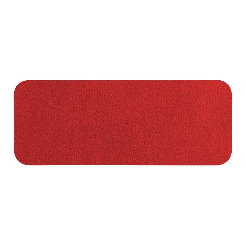 Шеврон Rectangle Latte Soft touch размер 75*29 мм, со скругленными углами