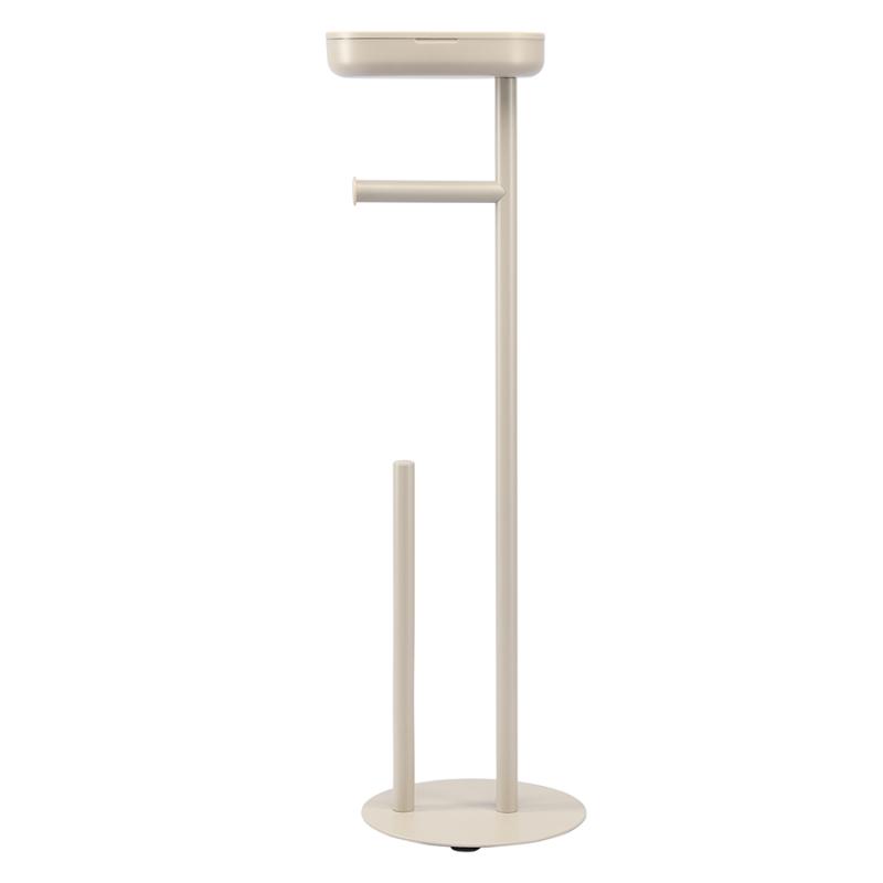 Держатель для туалетной бумаги с полочкой slim