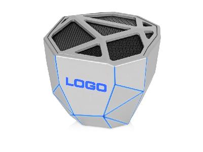 Портативная колонка Geo, синяя подсветка