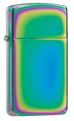 Зажигалка ZIPPO Slim® с покрытием Spectrum™, латунь, глянцевая, 29x10x60 мм