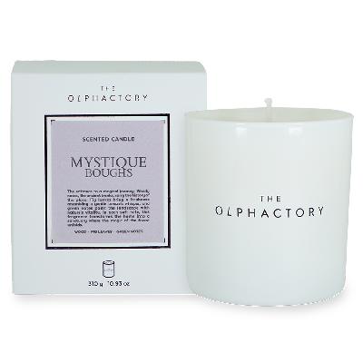 Свеча ароматическая the olphactory, white insignia, mystique boughs, 60 ч