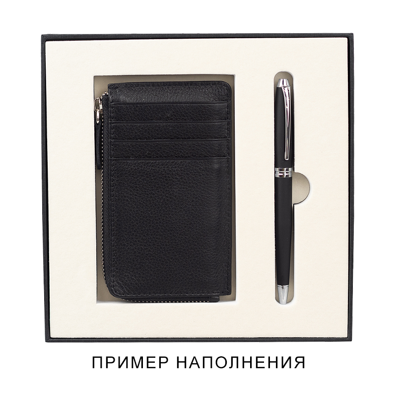 Коробка подарочная, размер 18*18*2 см, Solution Superior Linen,  ложемент под ручку и прямоугольный предмет