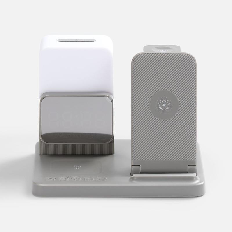 Зарядная станция с электронными часами и подсветкой Large Charge ver.3