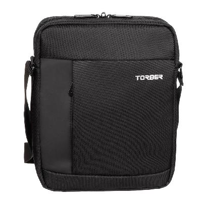 Сумка кроссбоди TORBER, нейлон, 28х22х6 см