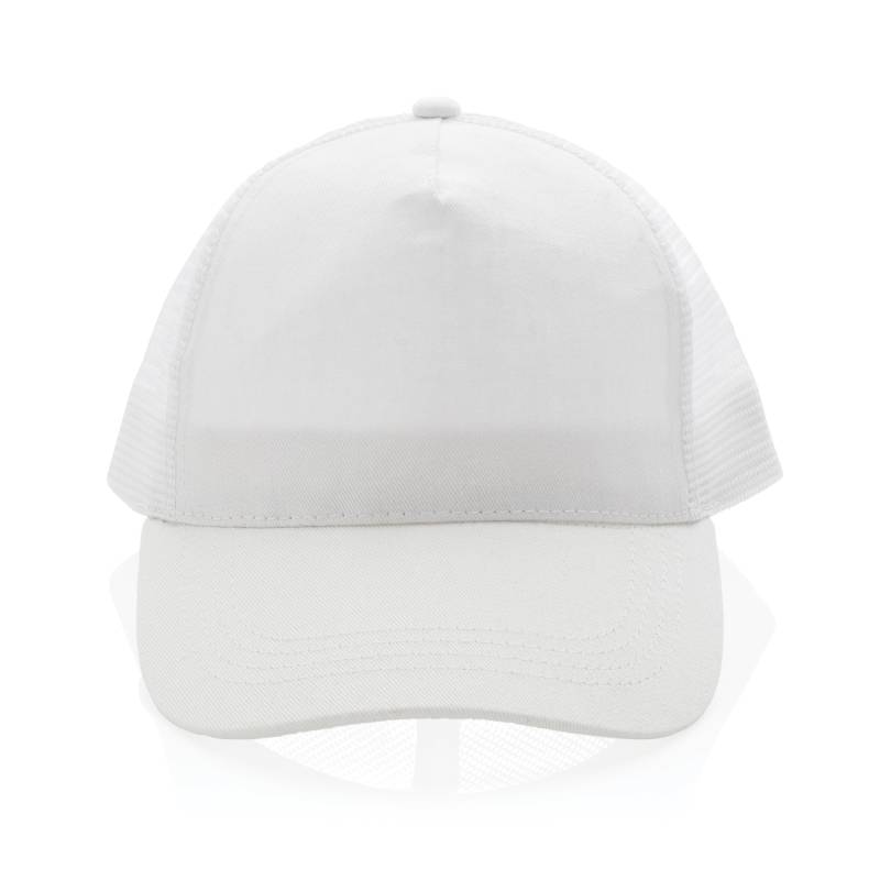 Бейсболка Impact c сеткой из переработанного хлопка AWARE™, 5 клиньев, 190 г