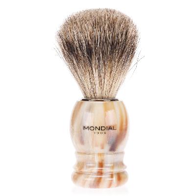 Помазок для бритья Mondial, пластик, ворс барсука