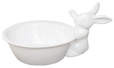 Мисочка с кроликом, 500 мл, Белый