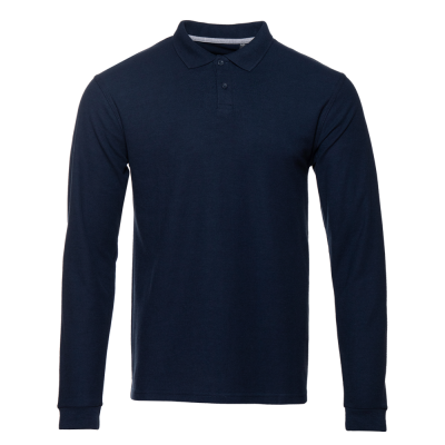 Рубашка поло унисекс STAN длинный рукав хлопок 185