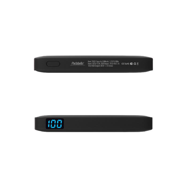 Внешний аккумулятор с подсветкой Ancor 5000 mAh